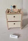 Multi-functional storage rack, bathroom supplies, home organization, cosmetics, rotating storage rack, fabric storage box, shelving trolley details Picture